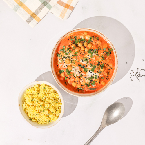 Dhal z soczewicą i ryżem curry Dhal z soczewicą i ryżem curry